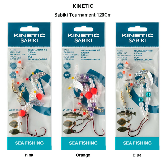 Farveoversigt – Kinetic Sabiki Tournament 120Cm