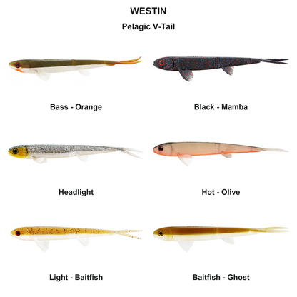 Farveoversigt – Pelagic V-Tail