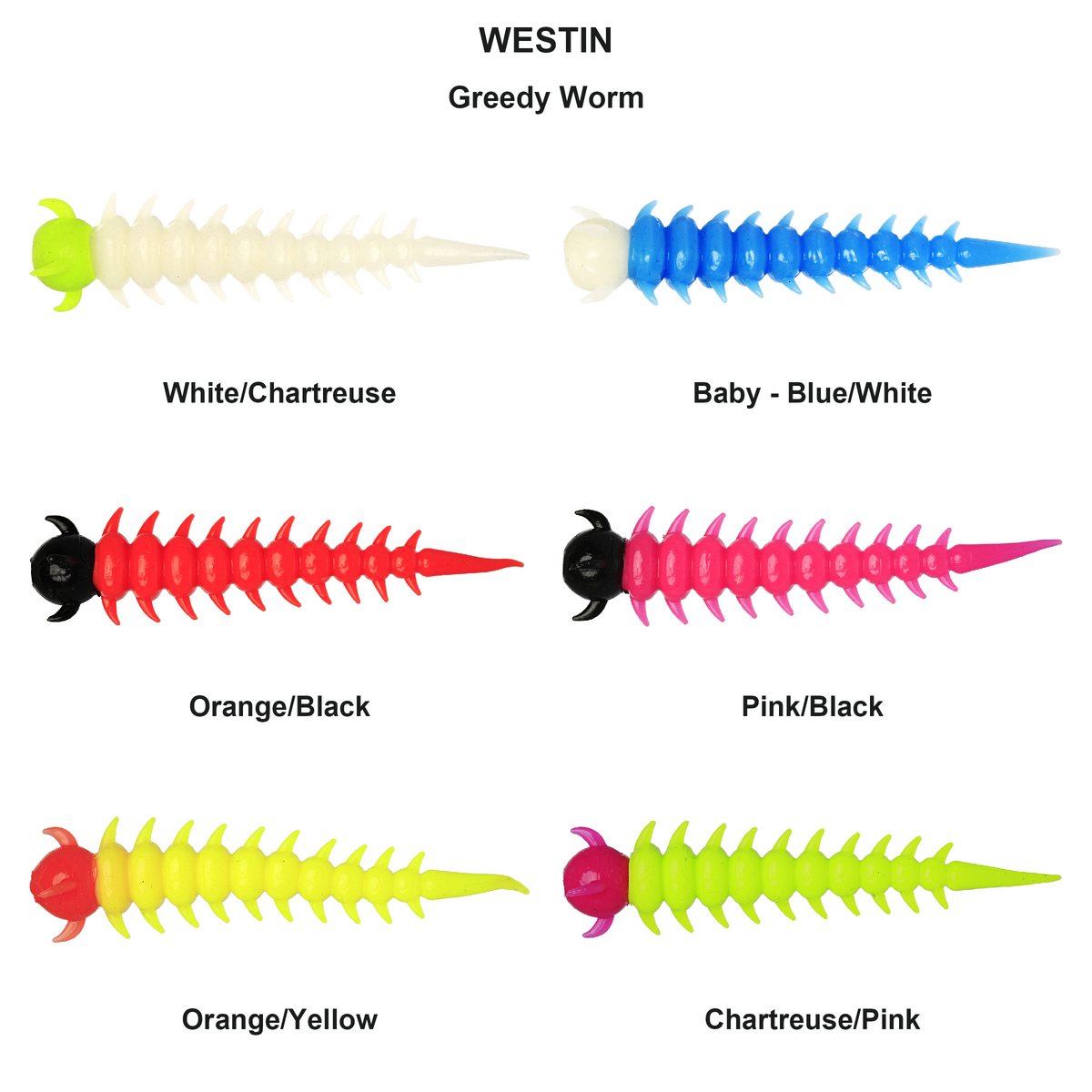 Farveoversigt – Greedy Worm